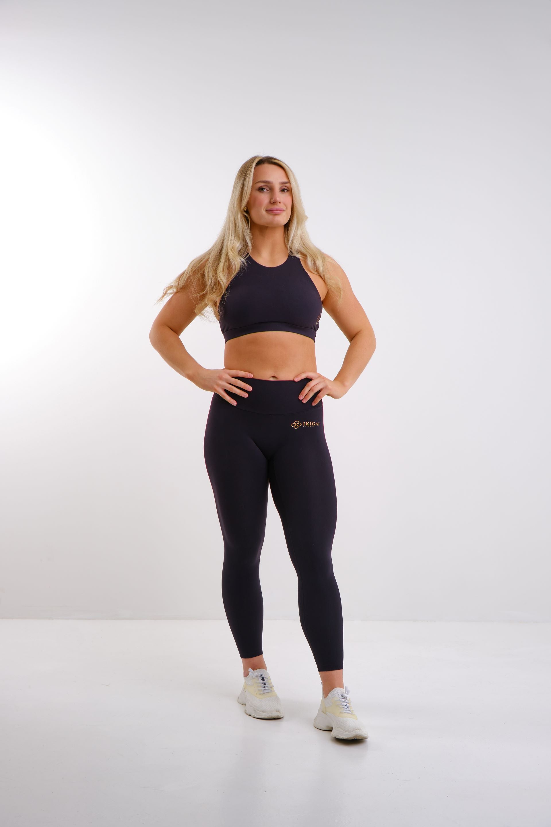 Clean Black Sports Bra