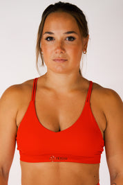 Passion Christmas Red Sports Bra