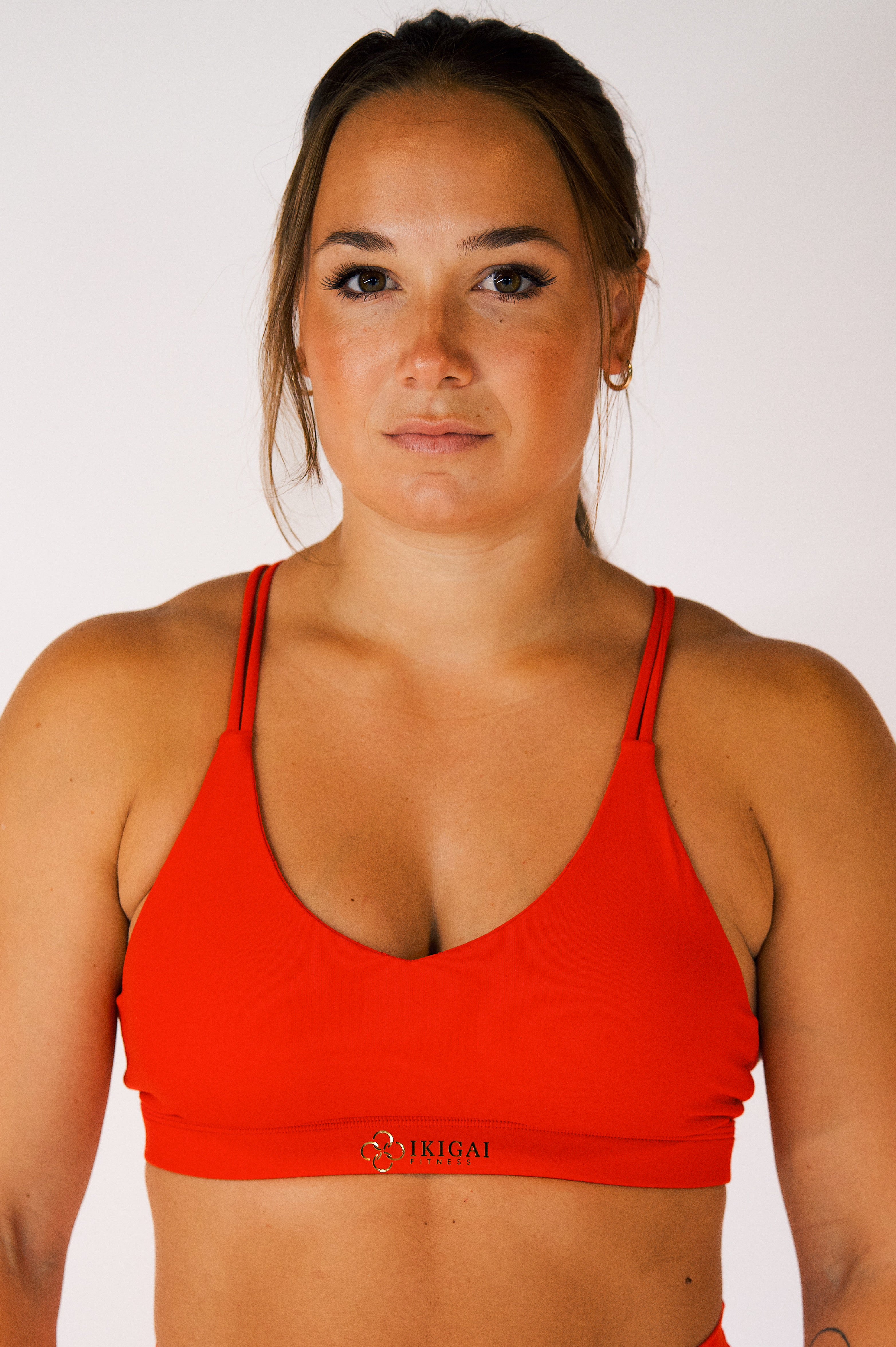 Passion Christmas Red Sports Bra