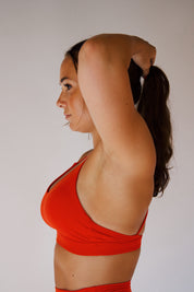 Passion Christmas Red Sports Bra