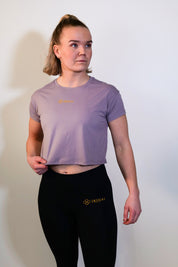 Obsession Cropped t-shirt  Lavender