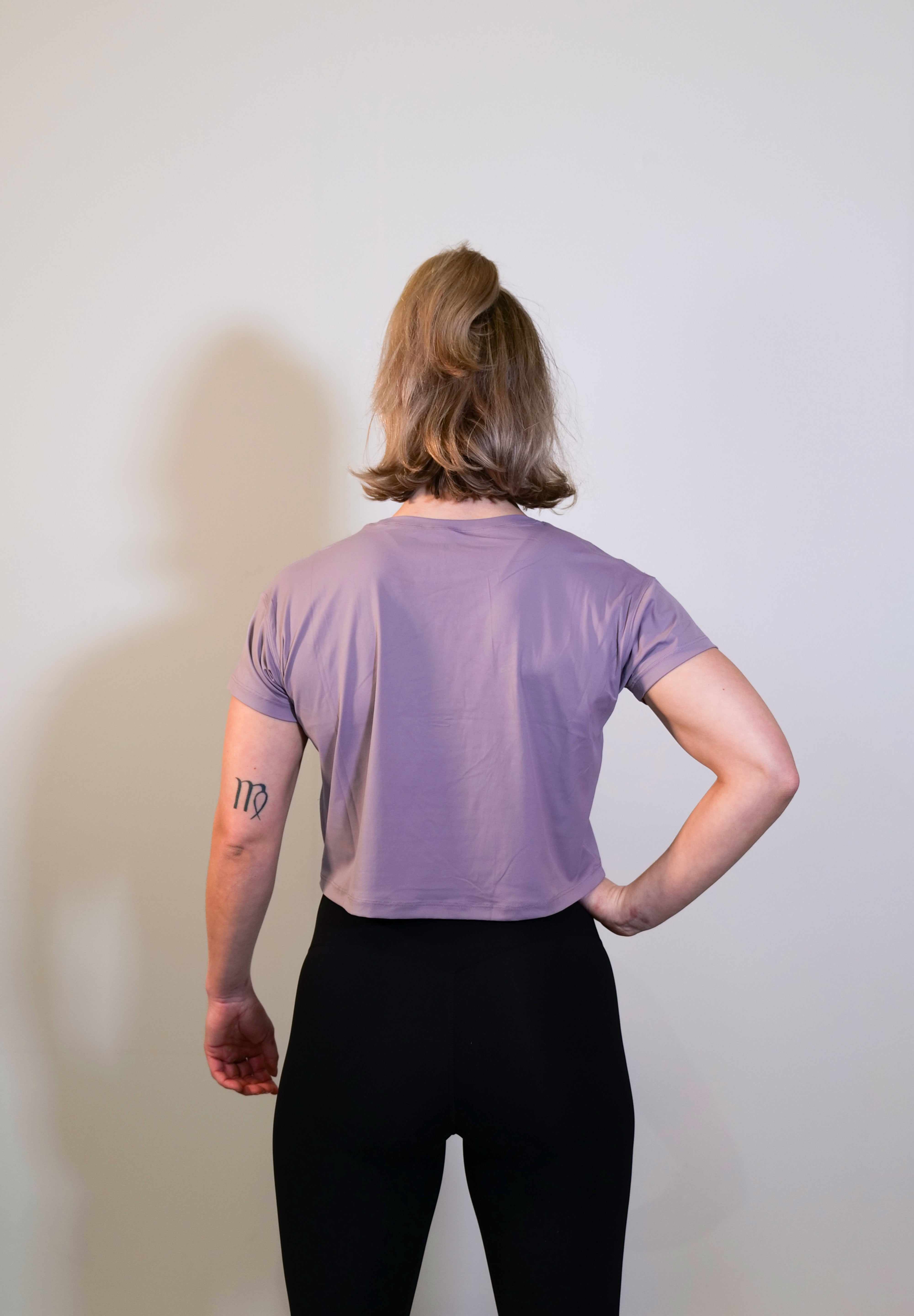 Obsession Cropped t-shirt  Lavender