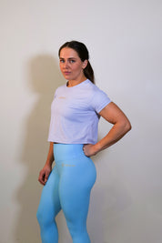 Obsession Cropped T-Shirt Light Lavender