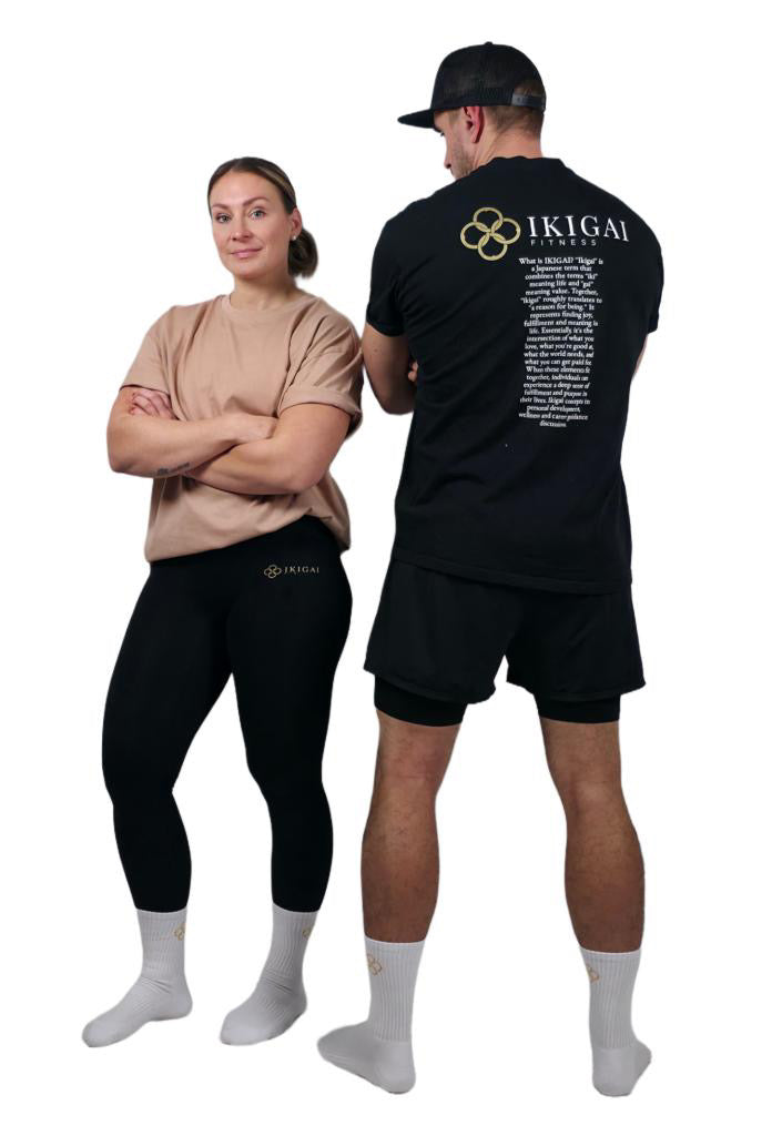 Ikigai Oversized Tee Black 