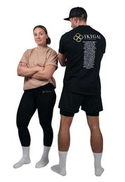 Ikigai Oversized Tee Black 