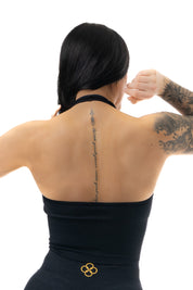 Vision Seamless Halterneck Sport bh Black