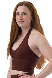 Vision Seamless Halterneck Sport bh Rust