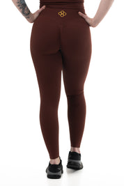 Vision Seamless Scrunch Tights Rust