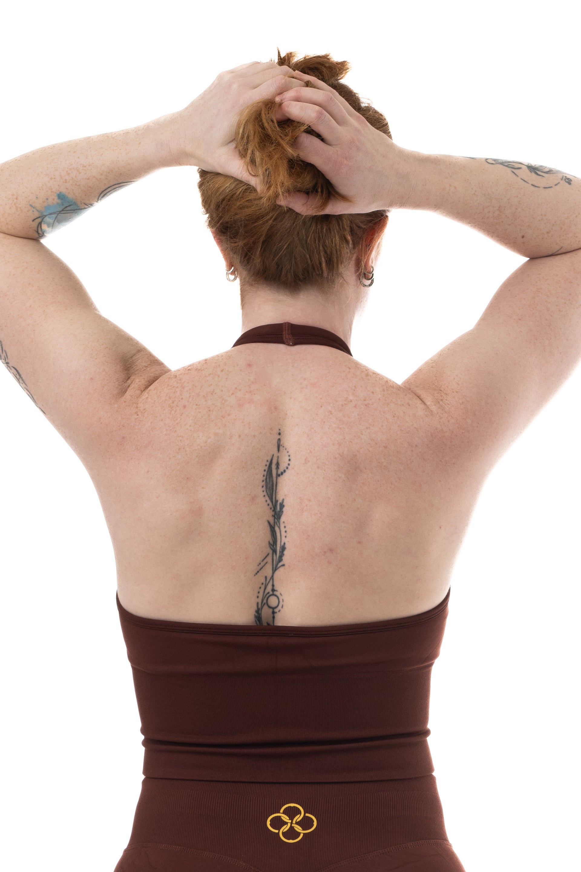 Vision Seamless Halterneck Sport bh Rust