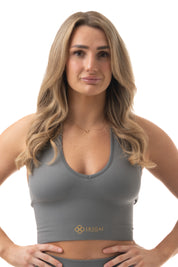 Vision Seamless Halterneck Sport bh Light Grey