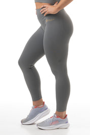 Vision Seamless Scrunch Tights Light Grey