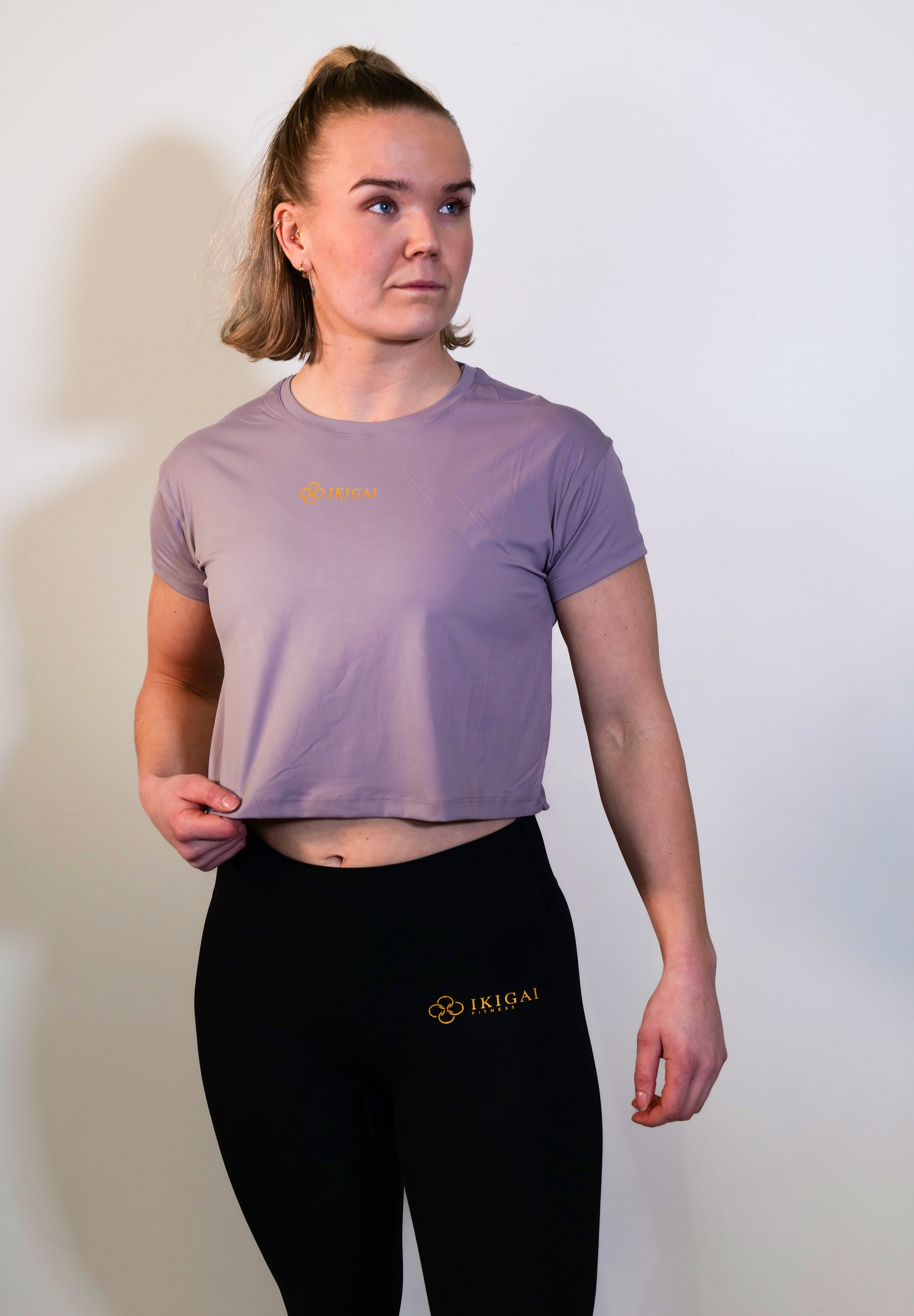 Obsession Cropped t-shirt  Lavender