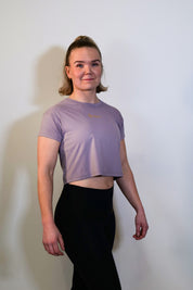 Obsession Cropped t-shirt  Lavender